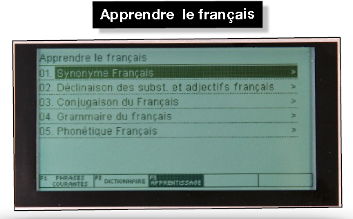 Dictionnaire électronique bilingue Franklin LV4D